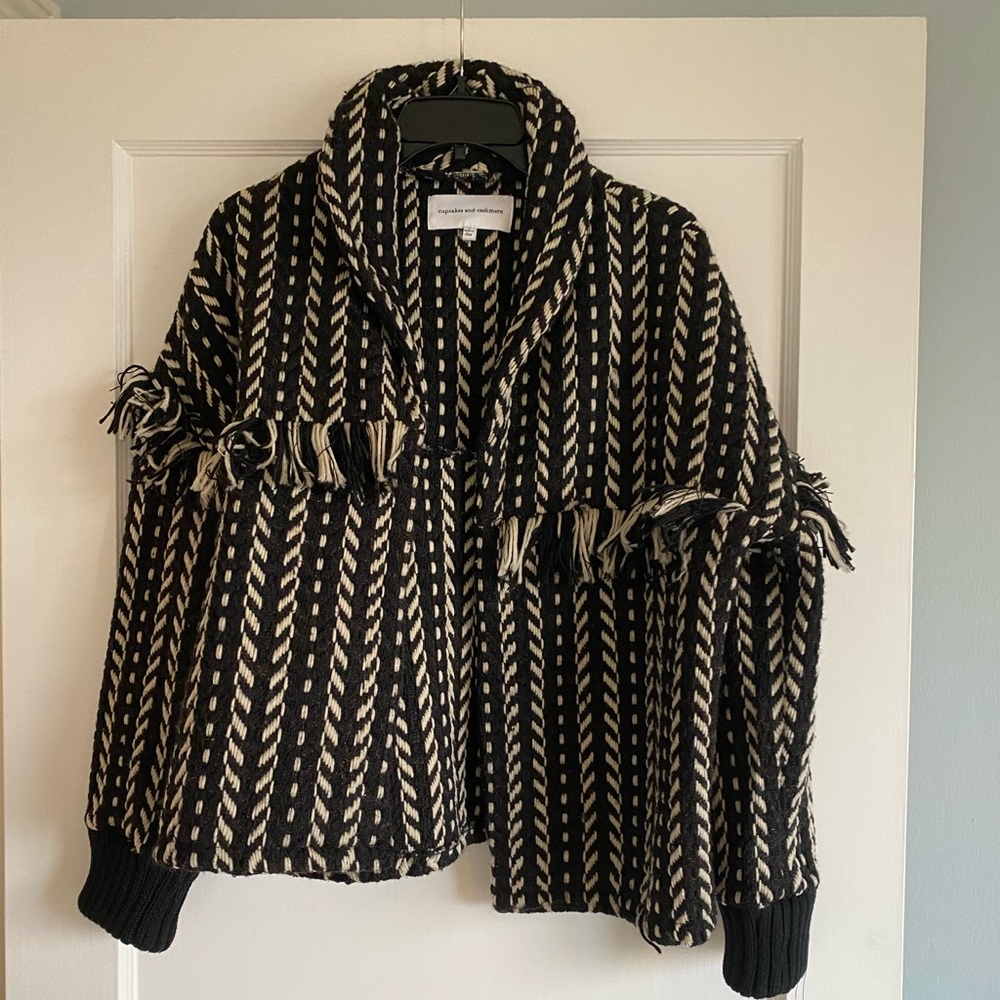 Cupcakes and Cashmere sweater/jacket in Large